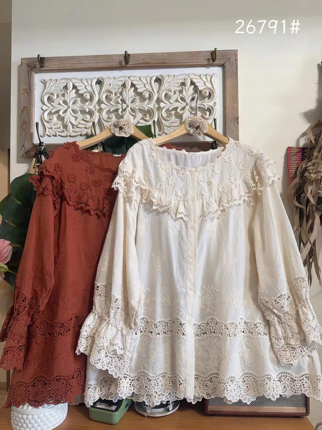 Japan Summer Clothing Women - 2026 아름다운 여성 블라우스 모리걸 코튼