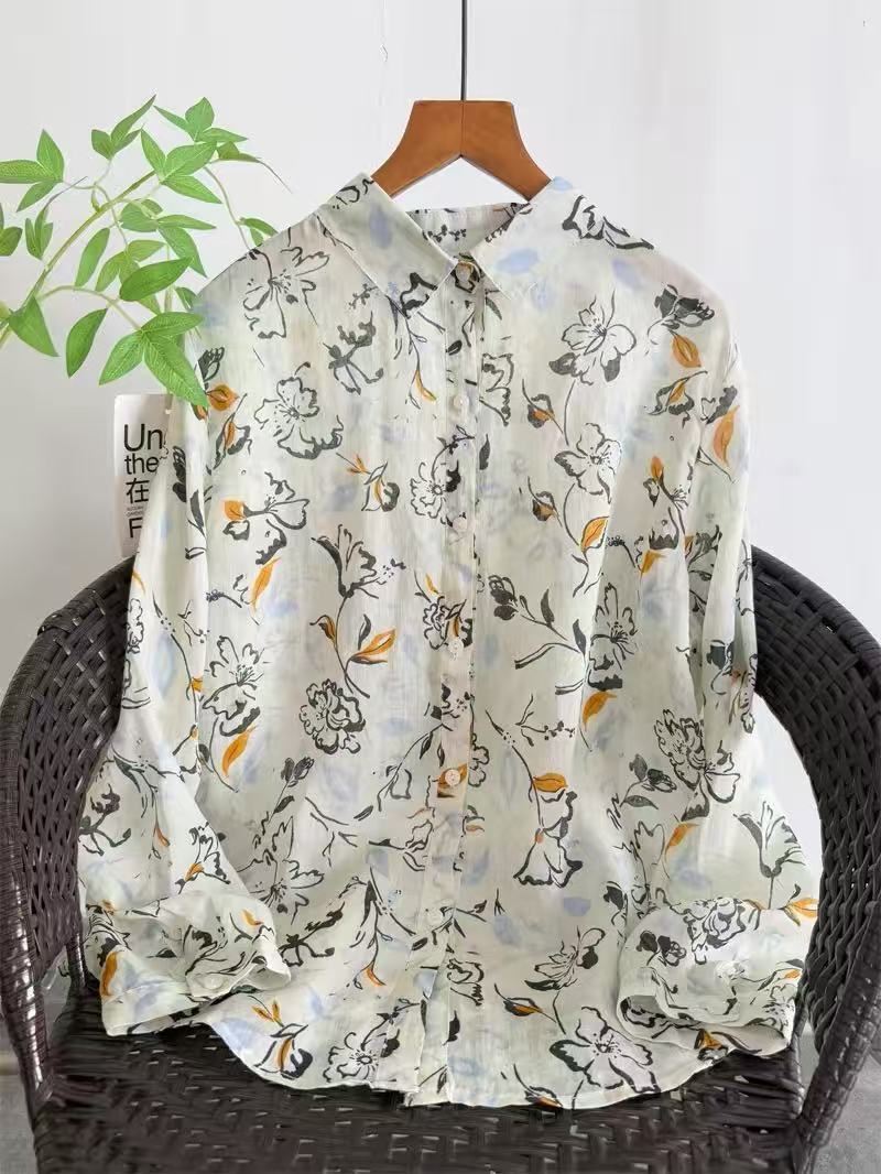 Japan Summer Clothing Women - 2026 빈티지 의류 여성용 100% 라미