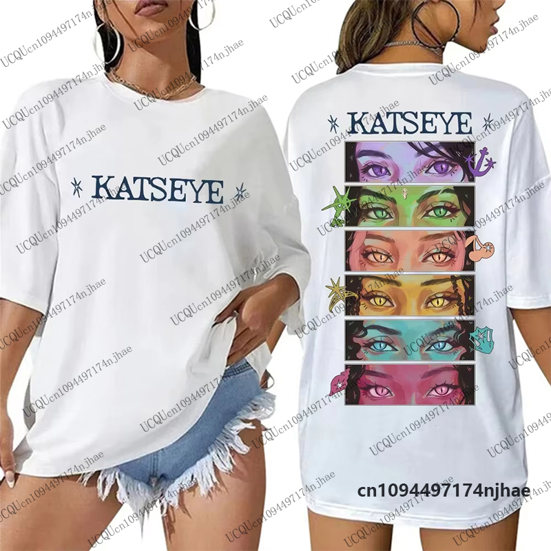 Summer Clothing Aesthetic - 2026 Kpop Katseye Eyes 그래픽 코튼