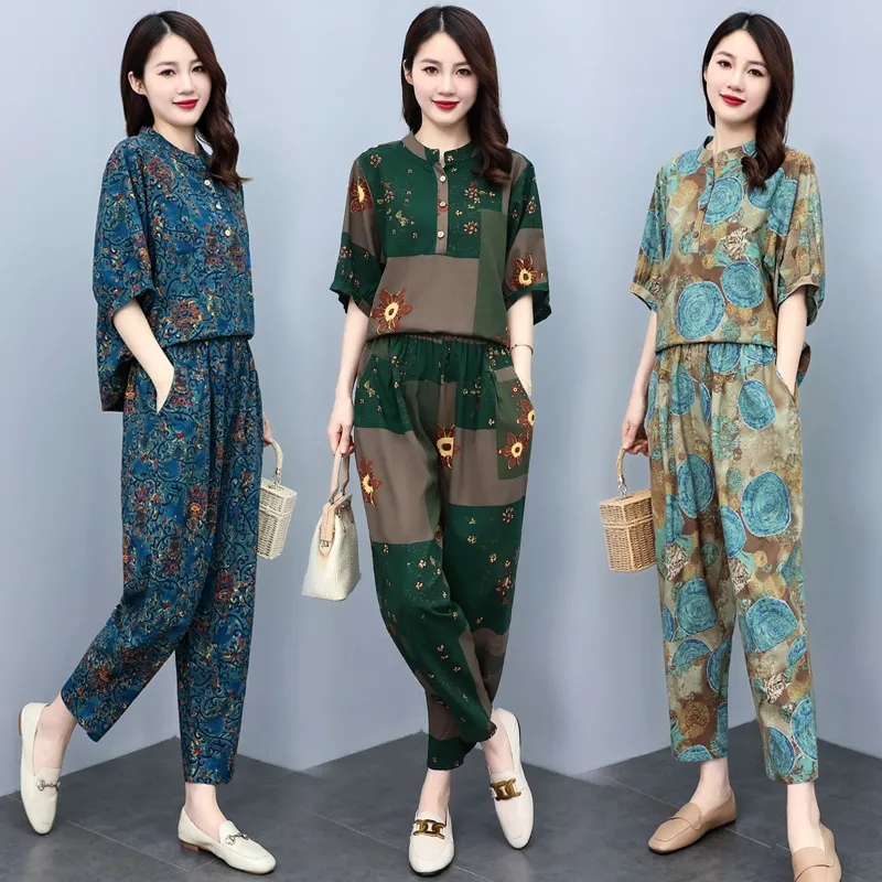 Summer Linen Clothing For Women - 중년 여성 여름 슈트 2026 신상