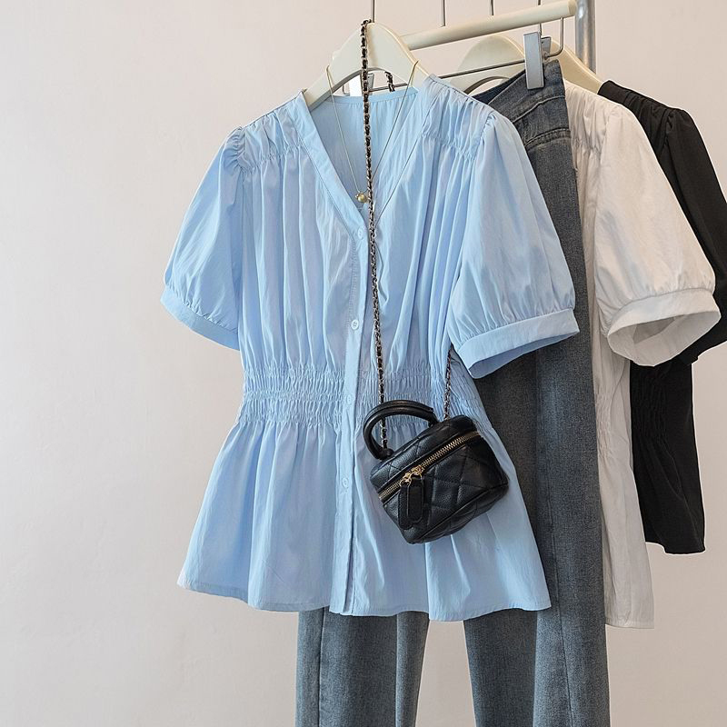 Summer Clothing For Plus Size Women - 200파운드 플러스 사이즈 신축성 있는 허리밴드