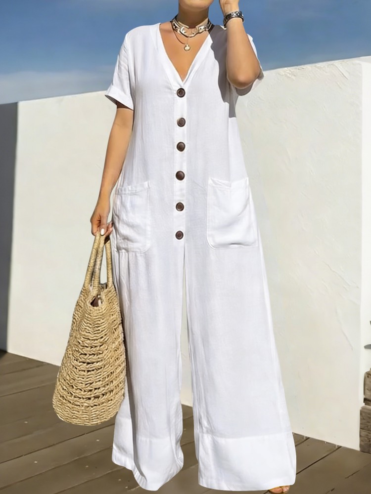 Summer Clothing For Plus Size Women - 플러스 사이즈 여성 의류 점프수트 여름옷