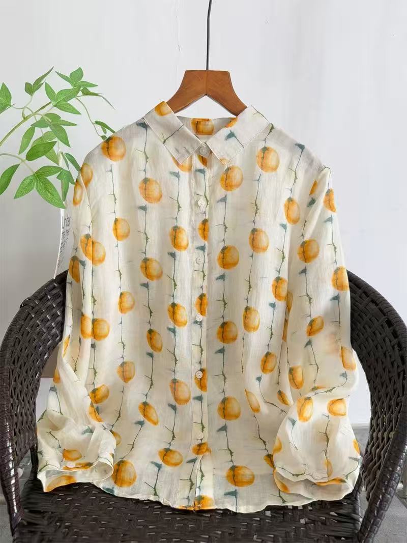 2026 빈티지 의류 여성용 100% 라미 셔츠 봄 가 - Japan Summer Clothing Women 리뷰 및 가격
