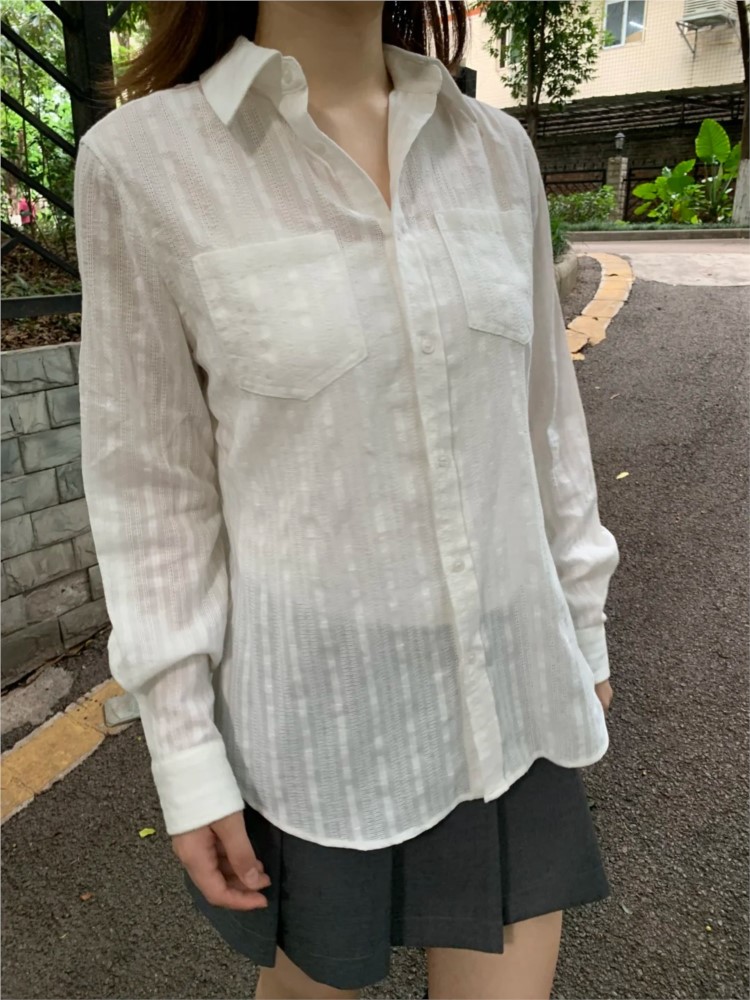 화이트 리넨 코튼 칼라 블라우스 티셔츠 여성 심플 캐주 - Crop Blouse Linen 리뷰 및 가격