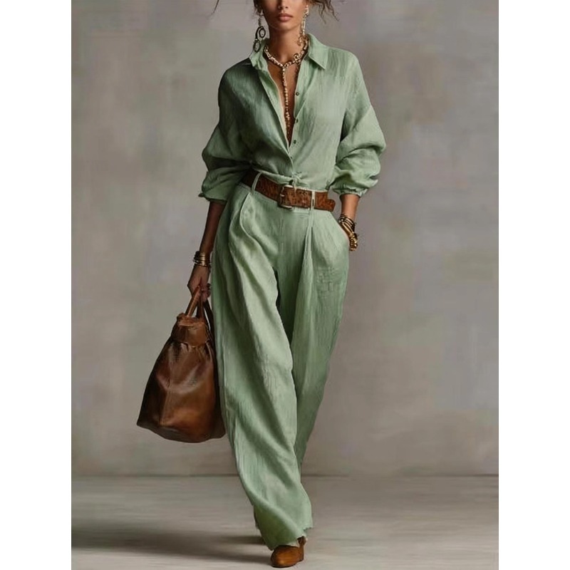 봄 여름 분위기 있는 솔리드 컬러 코튼 린넨 와이드 레 - Summer Linen Clothing For Women 리뷰 및 가격