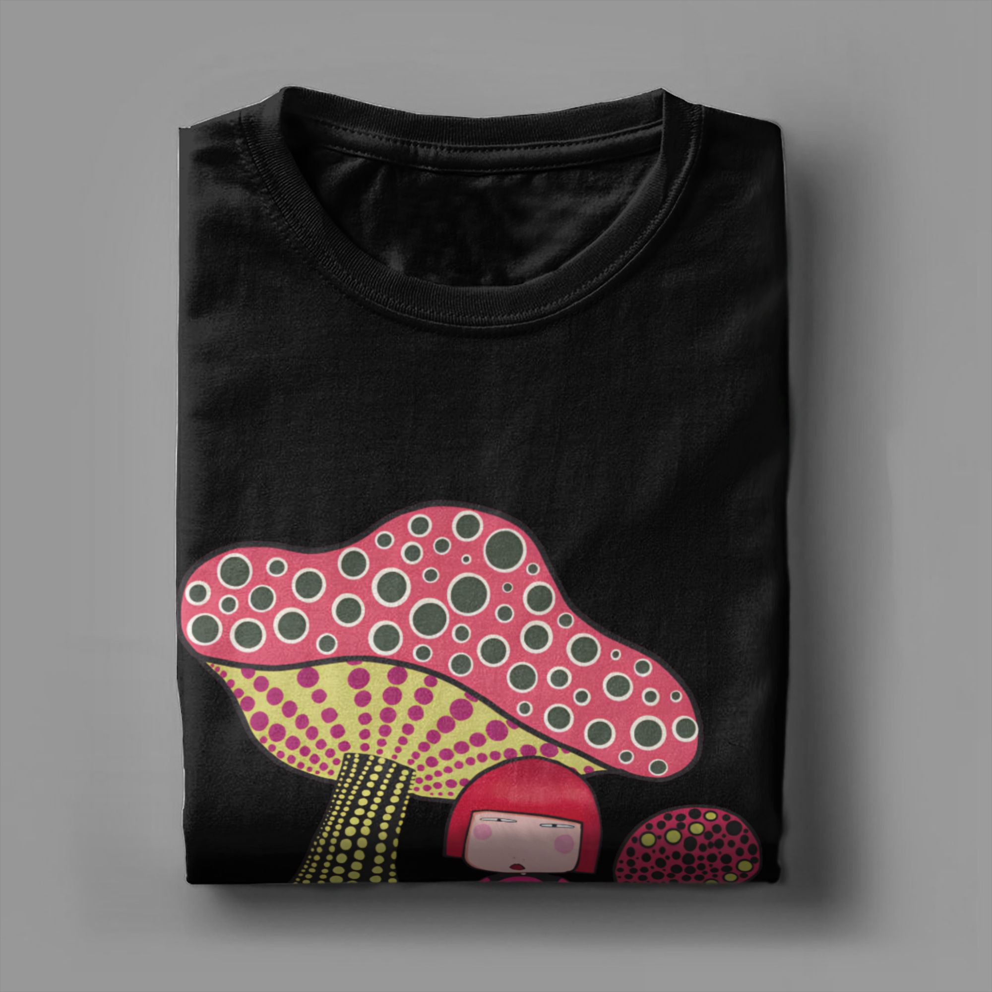 남성용 버섯 소녀 Y-Yayoi Kusama T 셔츠  - Summer Clothing Ideas 리뷰 및 가격