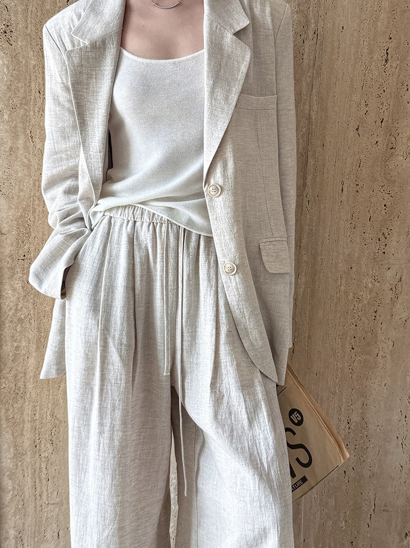 2025년 여름 신상 고급 린넨 소재 블레이저 재킷 세 - Summer Linen Clothing For Women 리뷰 및 가격