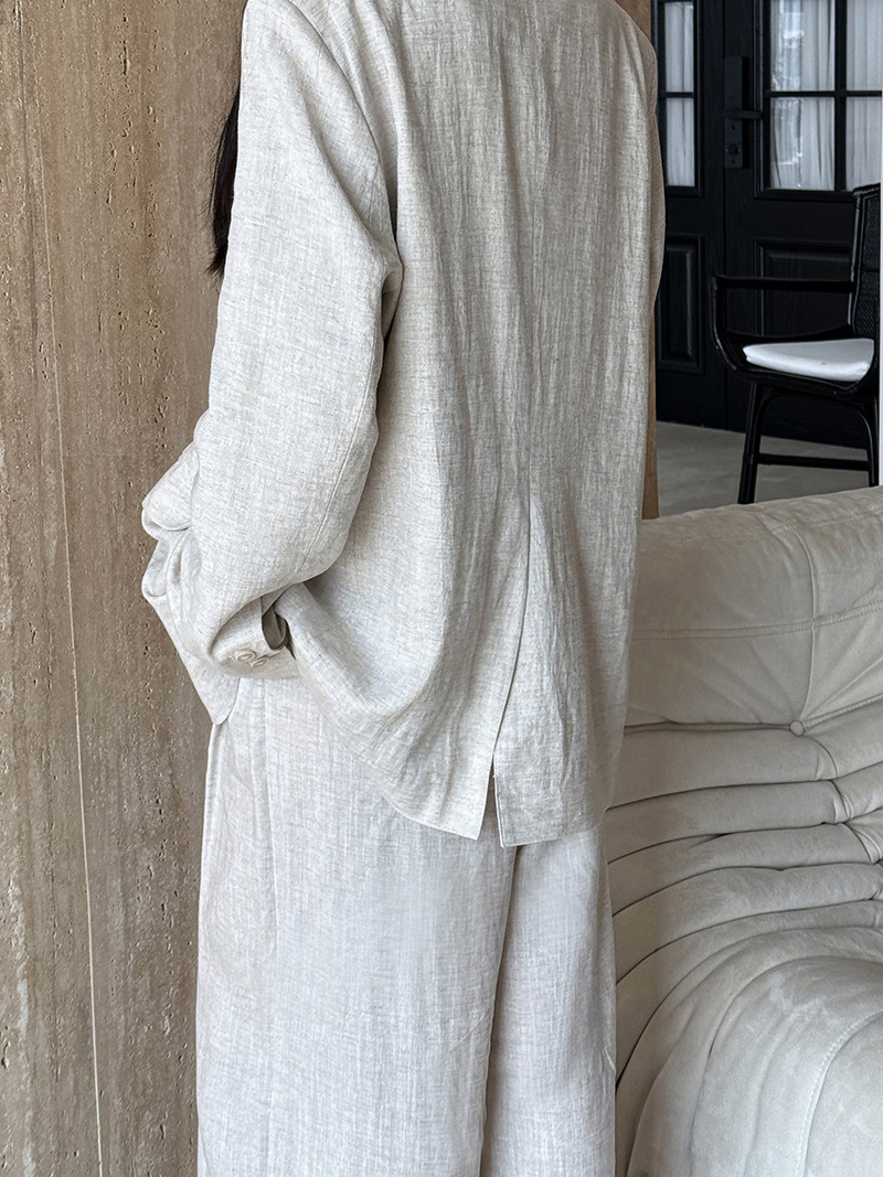 2025년 여름 신상 고급 린넨 소재 블레이저 재킷 세 - Summer Linen Clothing For Women 리뷰 및 가격
