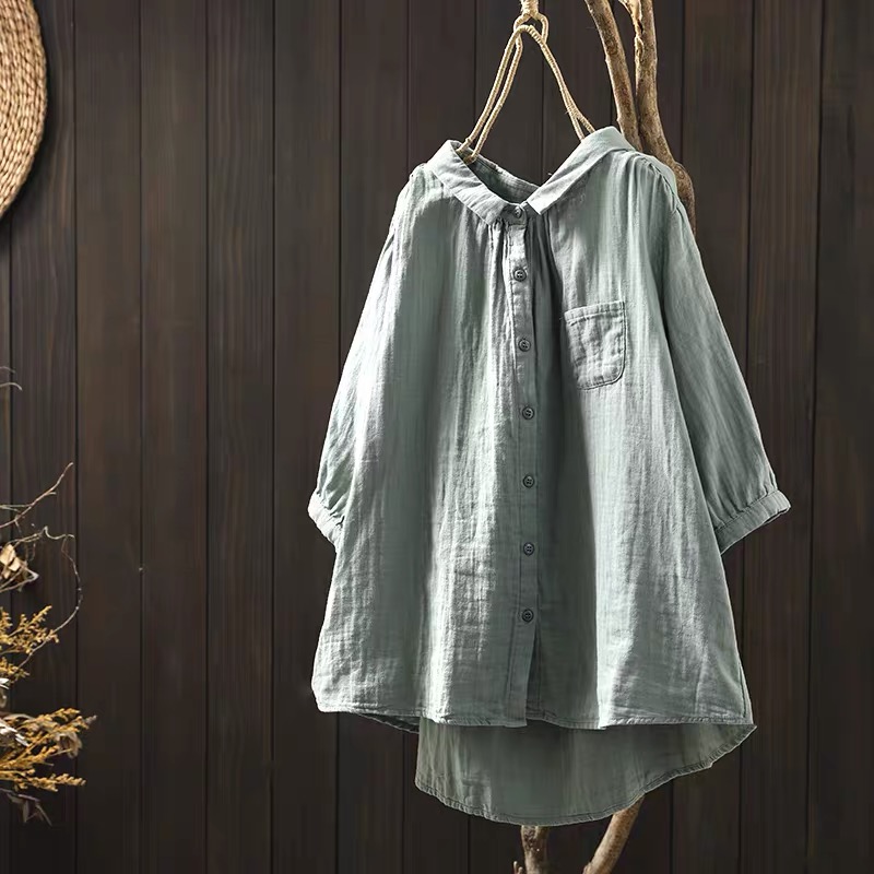 플러스 사이즈 여성 의류 일본 스타일 면사 핑크 블루  - Japan Summer Clothing Women 리뷰 및 가격