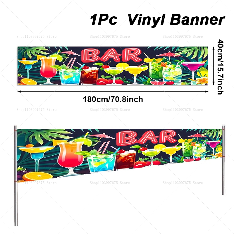 하와이 해변 바 파티 배너 열대 해변 테마 야자 잎 및 - Summer Clothing Banner 리뷰 및 가격