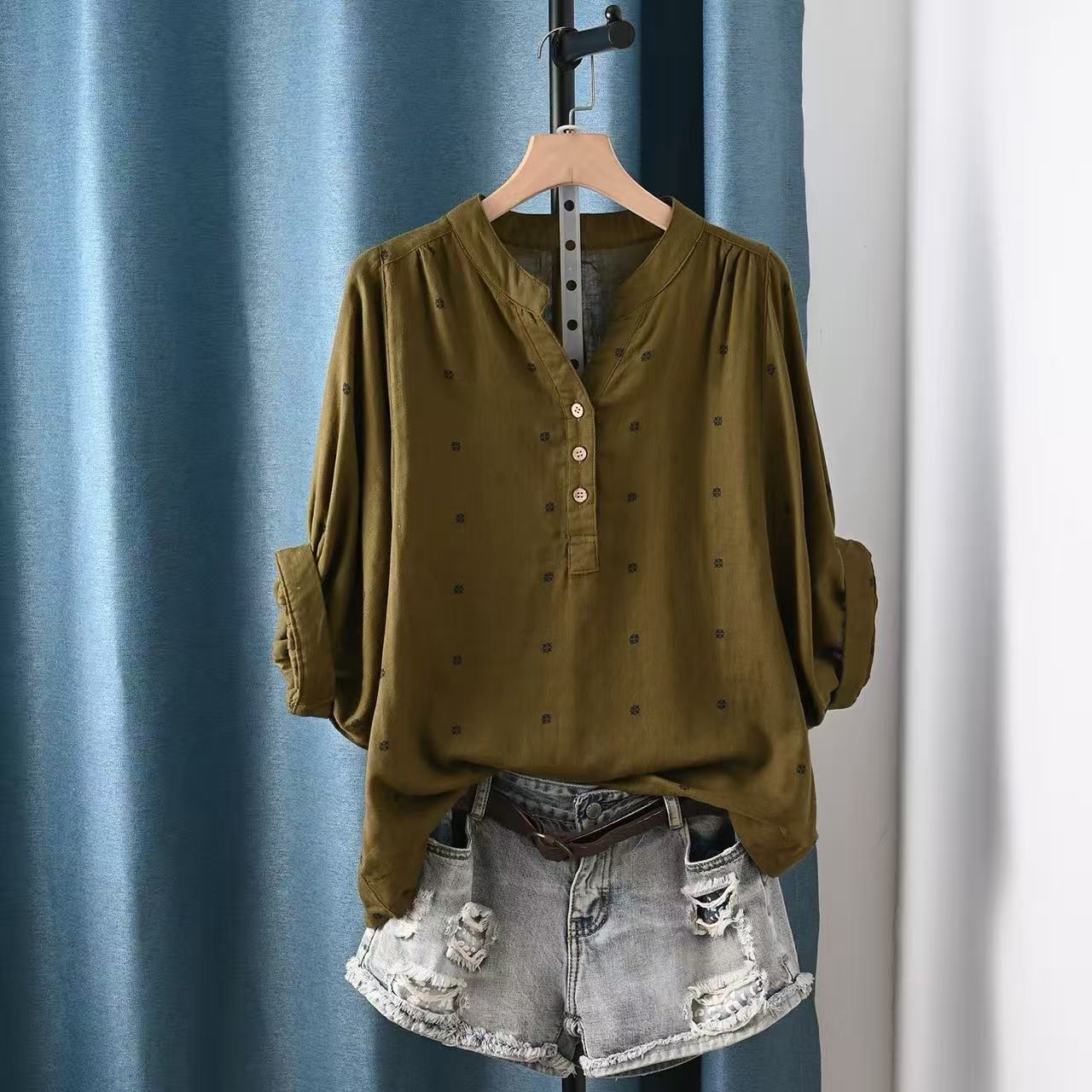 2026 여성 블라우스 일본산 면사 폴카 도트 셔츠 & - Japan Summer Clothing Women 리뷰 및 가격